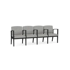 Mason Street Steel 4-Seater With Center Arms In Standard Upholstery