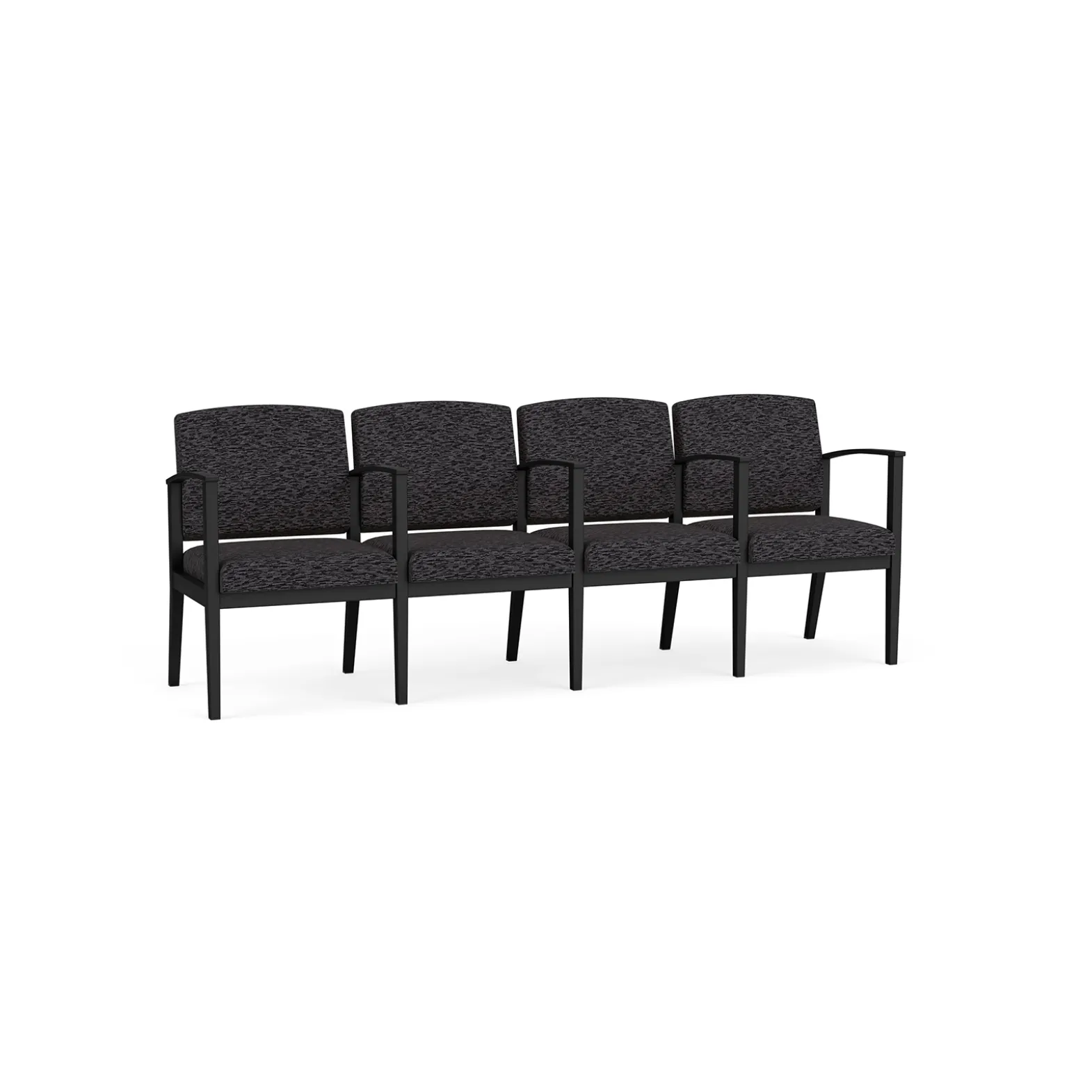 Mason Street Steel 4-Seater With Center Arms In Standard Upholstery
