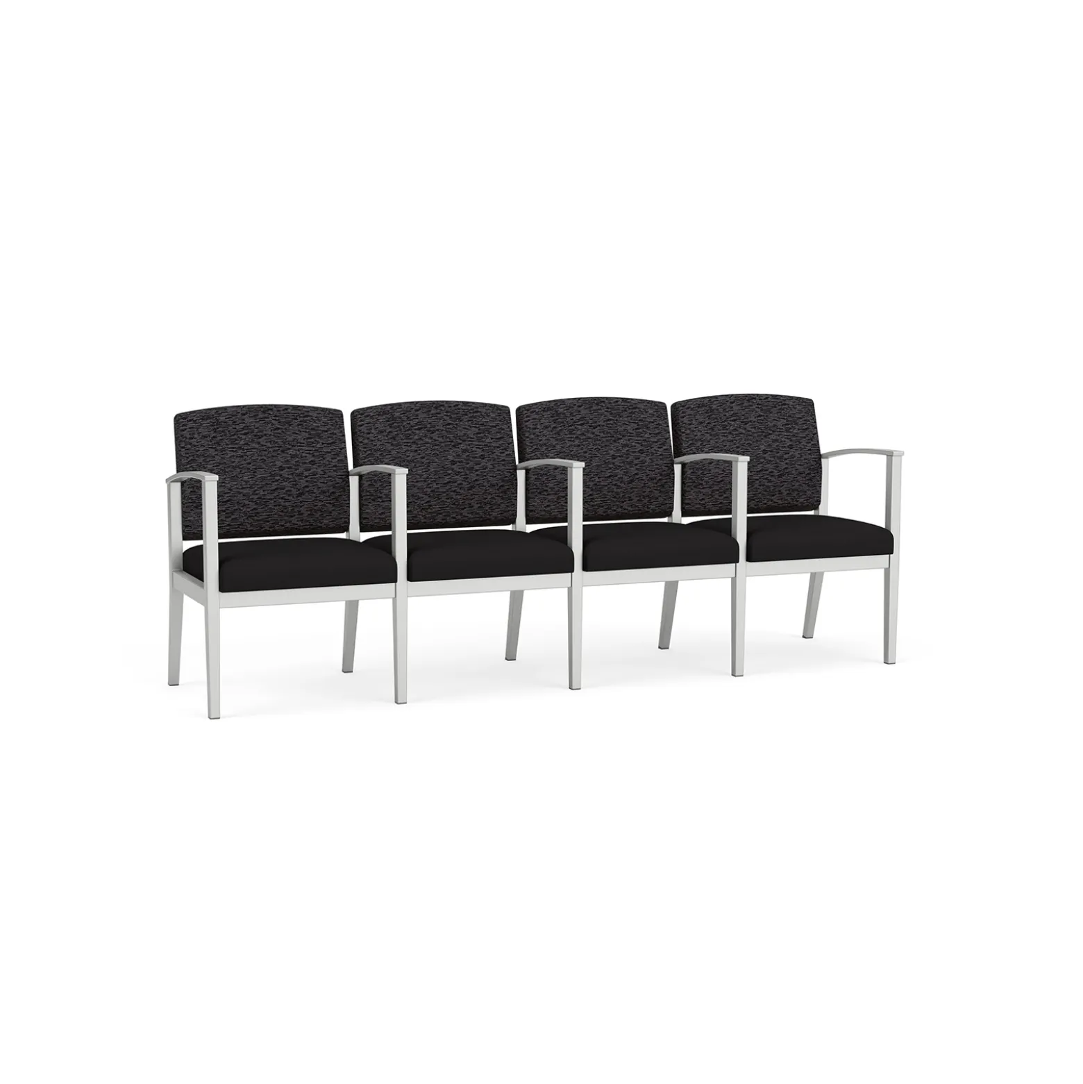 Mason Street Steel 4-Seater With Center Arms In Standard Upholstery