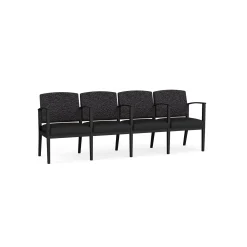 Mason Street Steel 4-Seater With Center Arms In Standard Upholstery