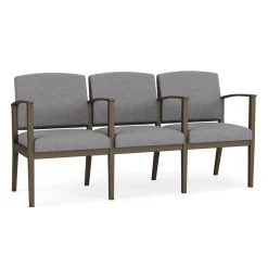 Mason Street Steel 3-Seater With Center Arms In Premium Upholstery