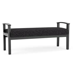 Mason Street Wood 2 Seat Bench in Standard Upholstery