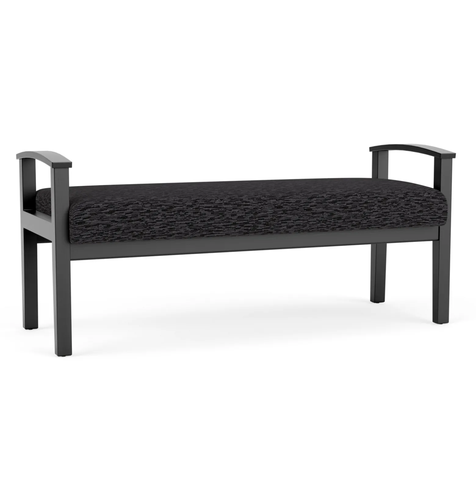 Mason Street Wood 2 Seat Bench in Standard Upholstery