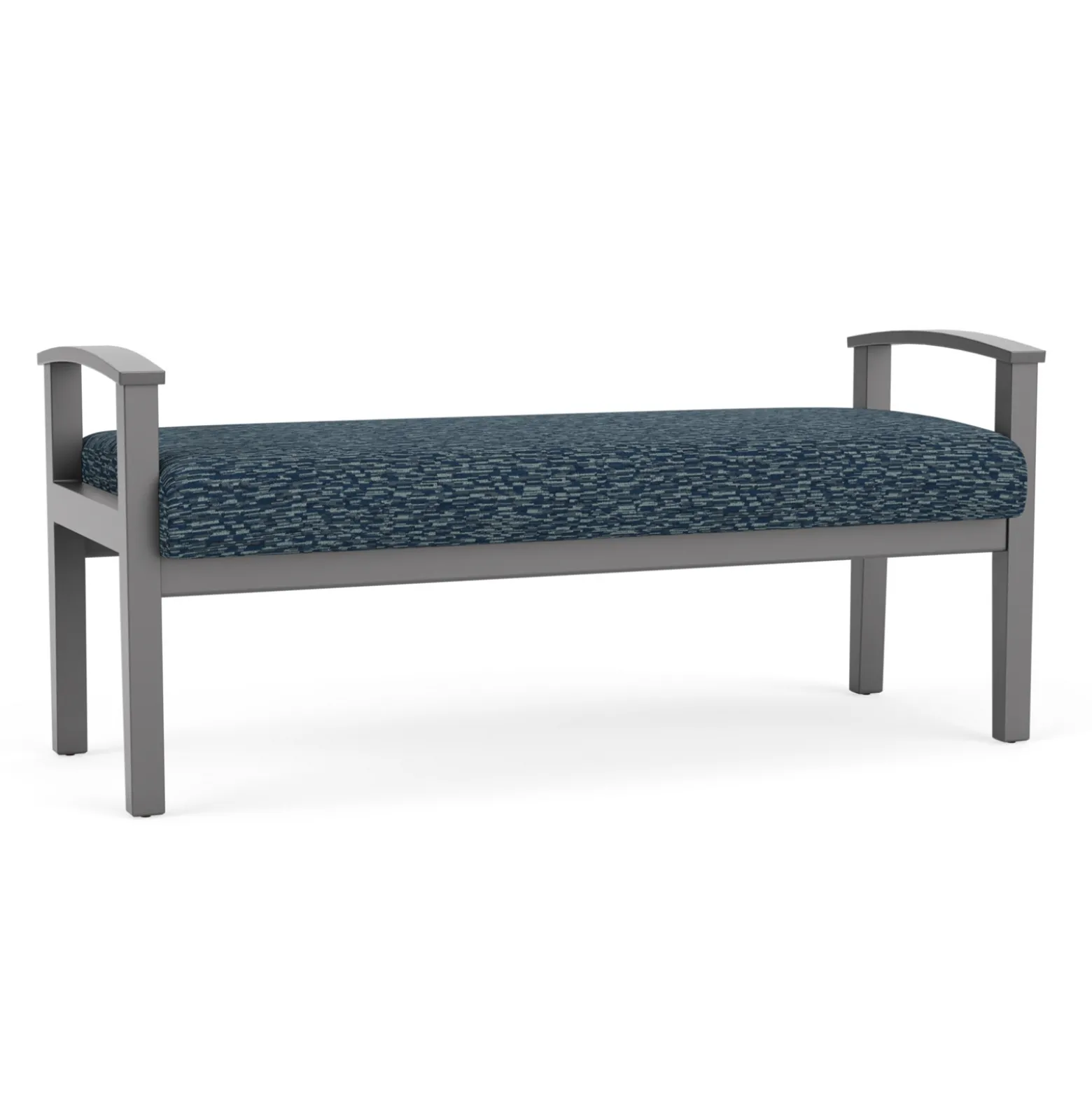 Mason Street Wood 2 Seat Bench in Standard Upholstery