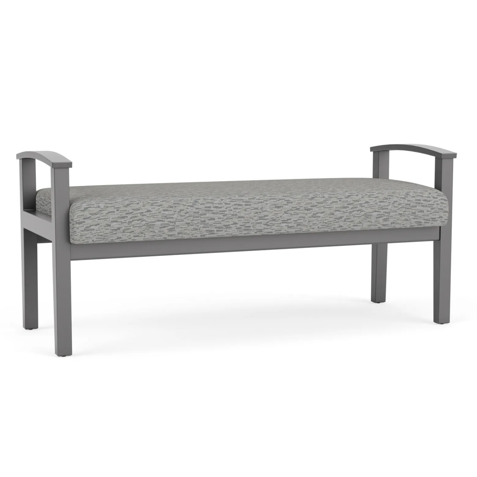 Mason Street Wood 2 Seat Bench in Standard Upholstery