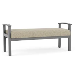 Mason Street Wood 2 Seat Bench in Standard Upholstery