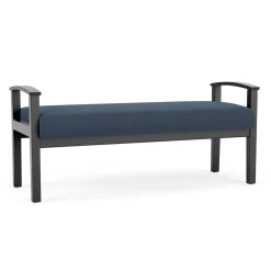 Mason Street Wood 2 Seat Bench in Standard Upholstery