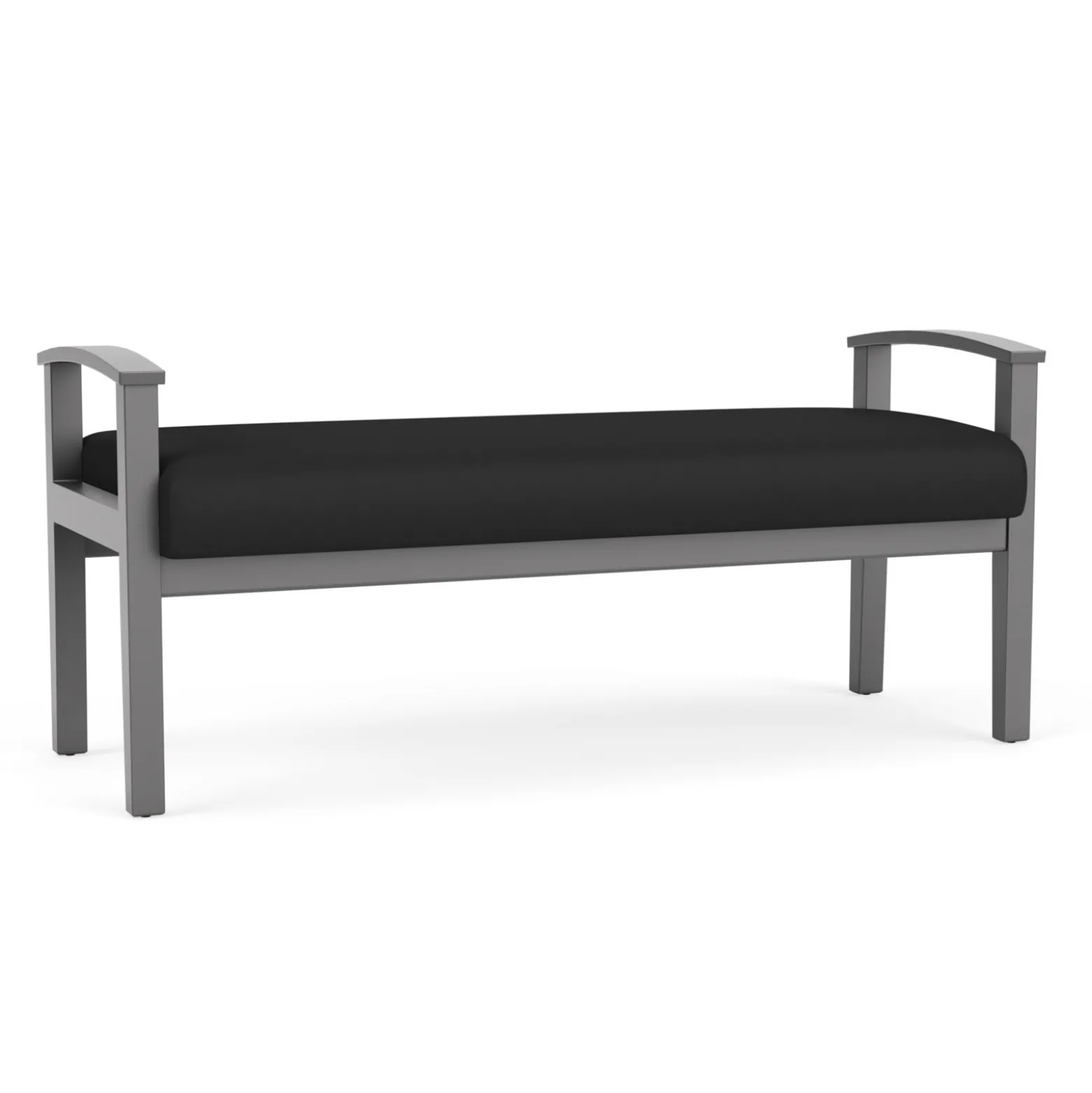 Mason Street Wood 2 Seat Bench in Standard Upholstery