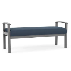 Mason Street Wood 2 Seat Bench in Standard Upholstery