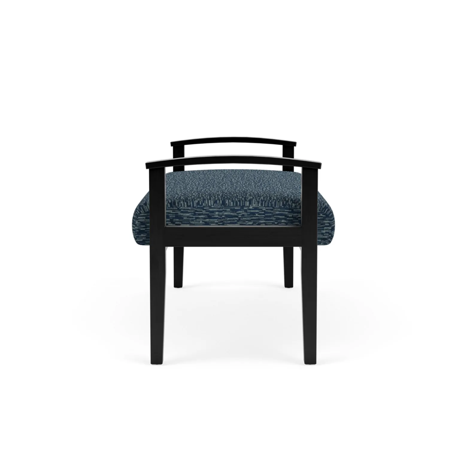 Mason Street Wood 2 Seat Bench in Standard Upholstery