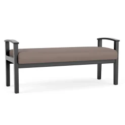 Mason Street Wood 2 Seat Bench in Standard Upholstery