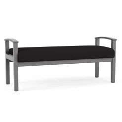 Mason Street Wood 2 Seat Bench in Standard Upholstery