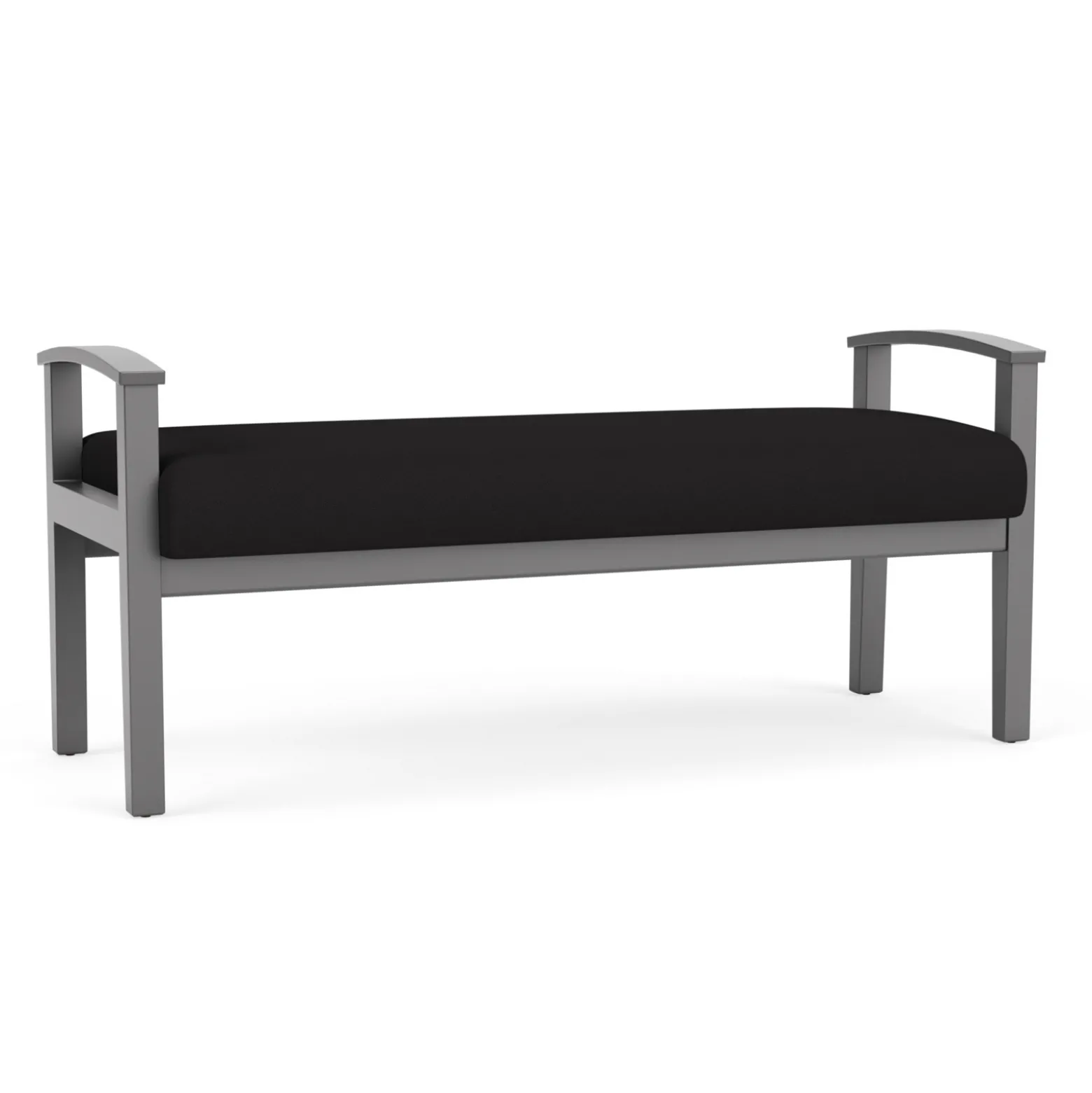 Mason Street Wood 2 Seat Bench in Standard Upholstery