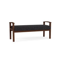 Mason Street Wood 2 Seat Bench in Standard Upholstery