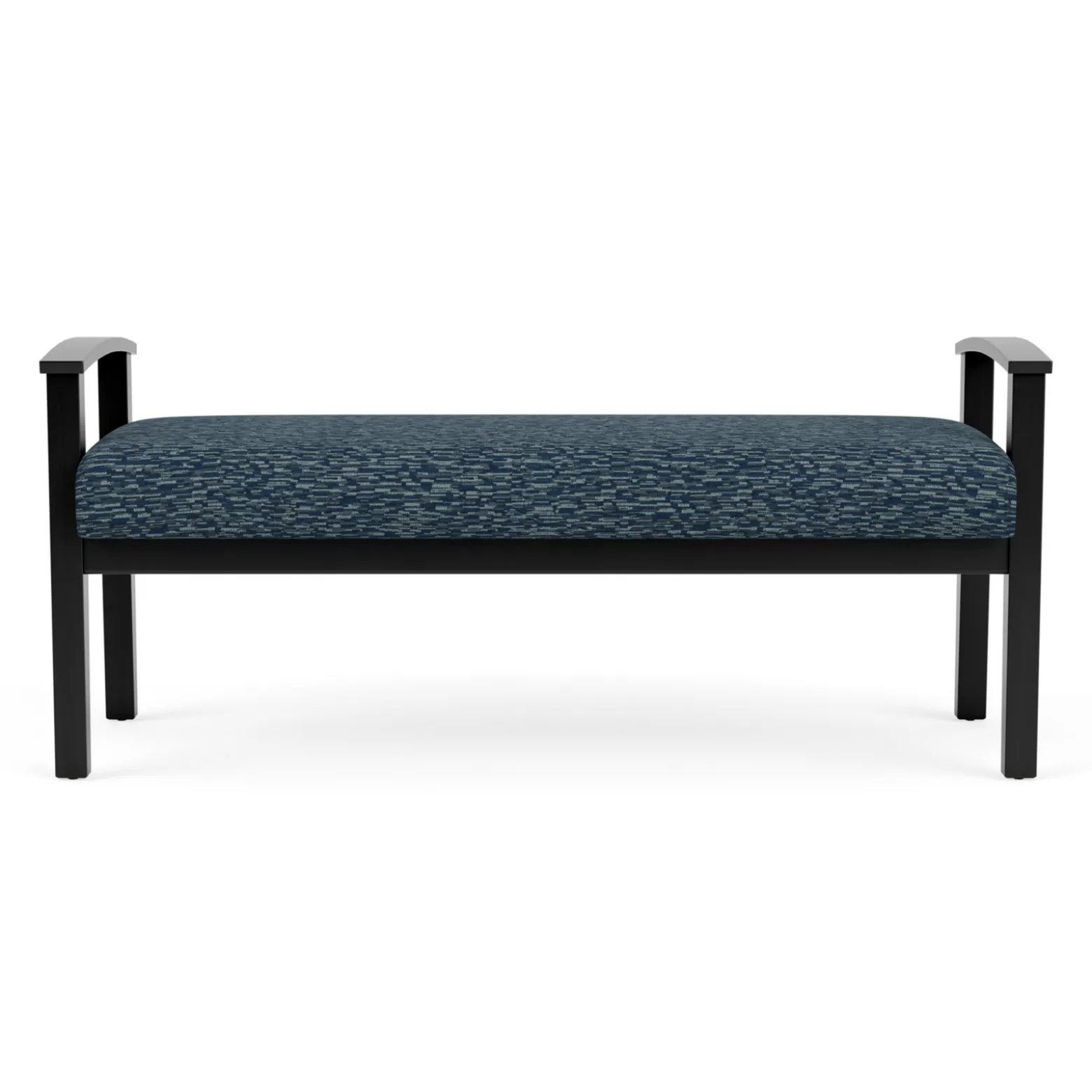 Mason Street Wood 2 Seat Bench in Standard Upholstery