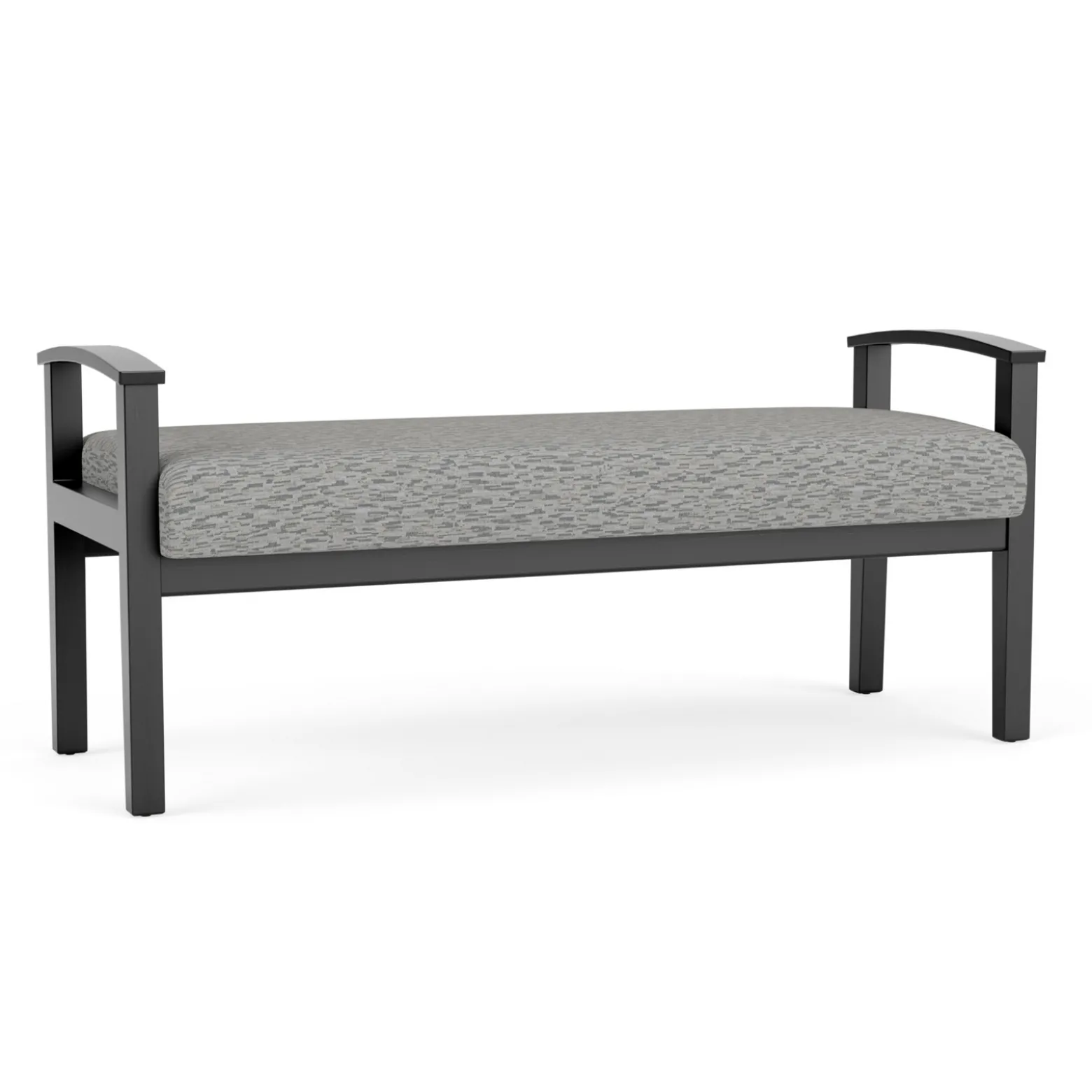 Mason Street Wood 2 Seat Bench in Standard Upholstery