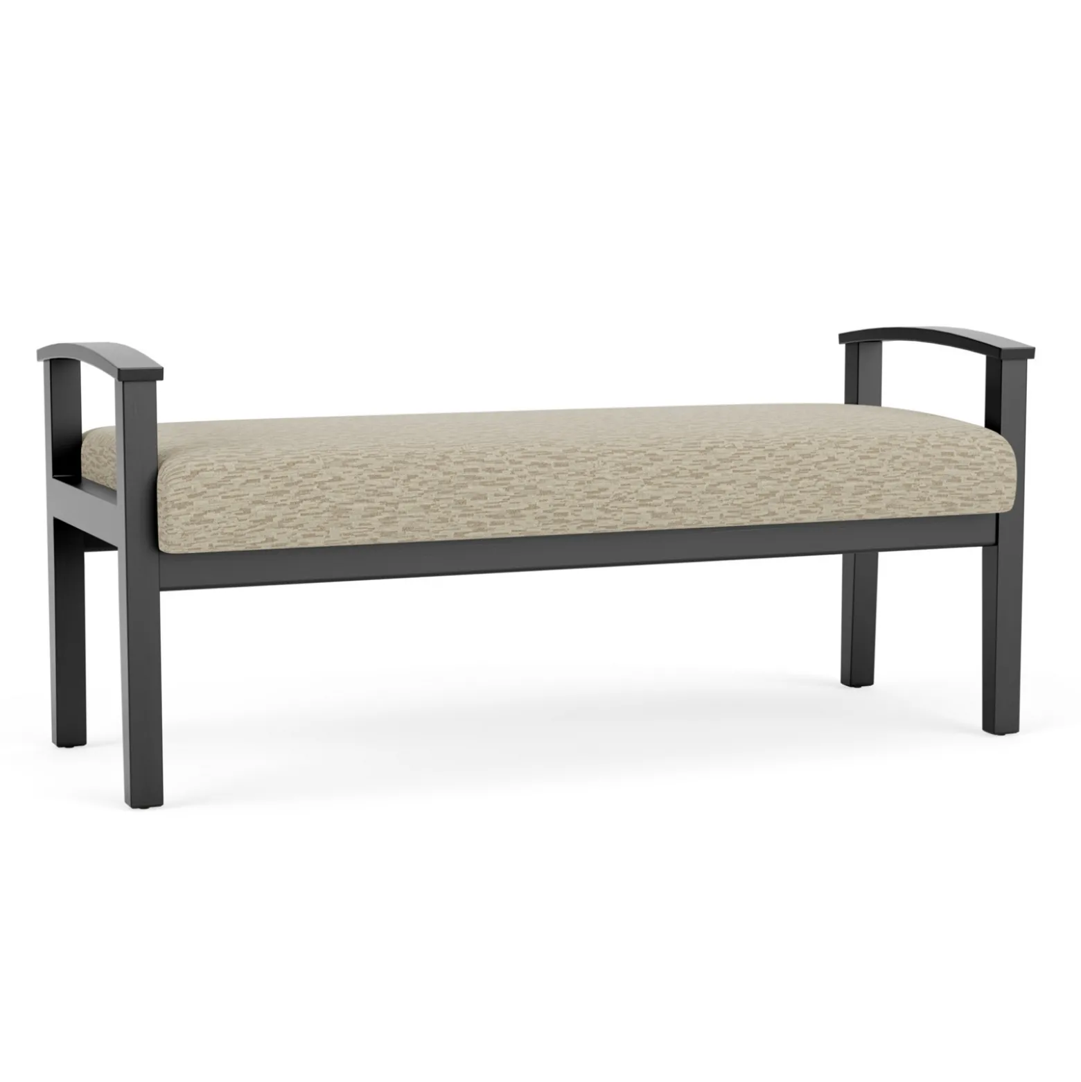 Mason Street Wood 2 Seat Bench in Standard Upholstery