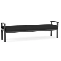 Mason Street Wood 3 Seat Bench in Standard Upholstery