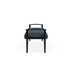 Mason Street Wood 3 Seat Bench in Standard Upholstery