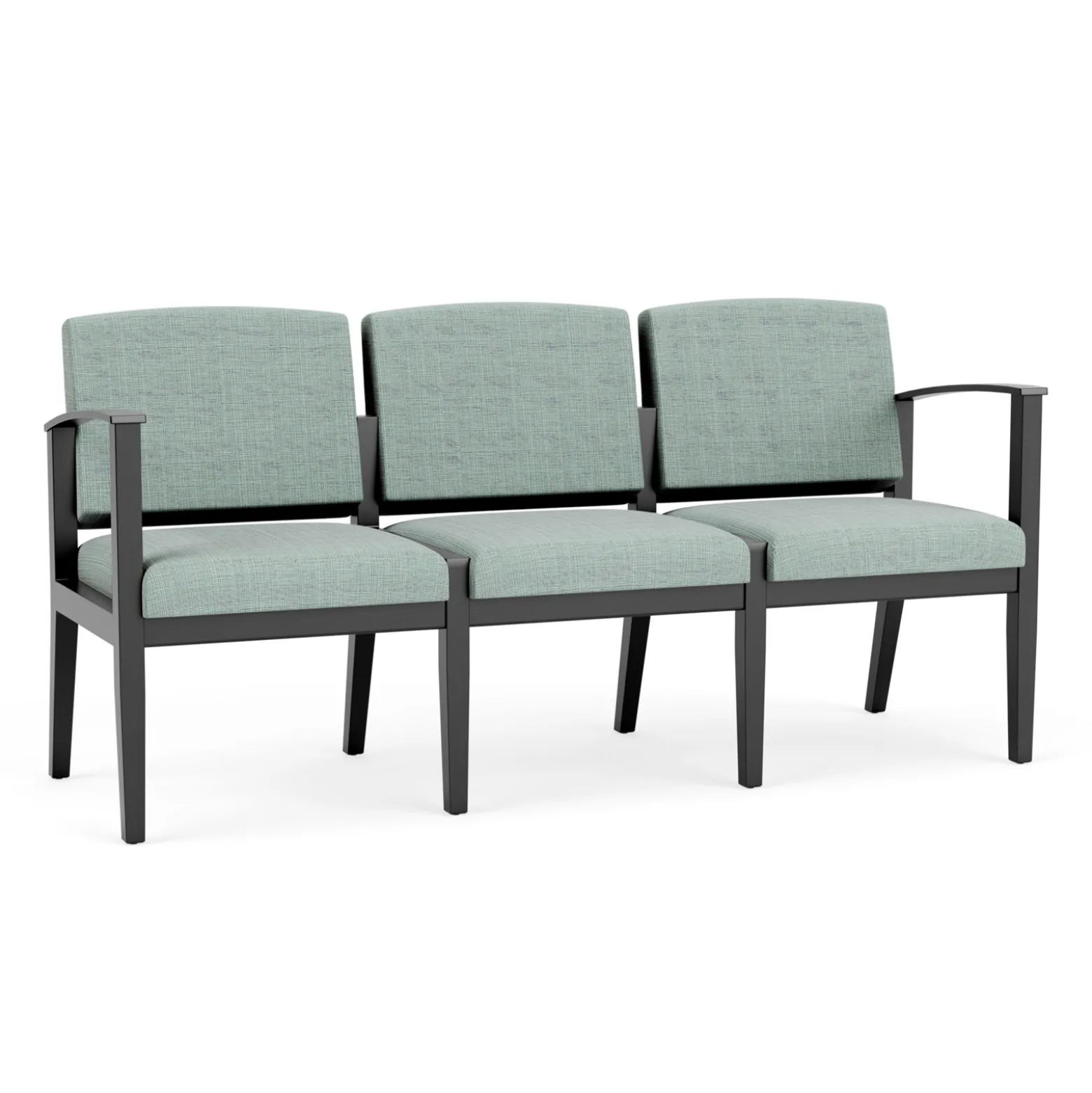 Mason Street Wood 3 Seat Sofa in Premium Upholstery
