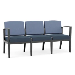 Mason Street Wood 3 Seat Sofa in Premium Upholstery