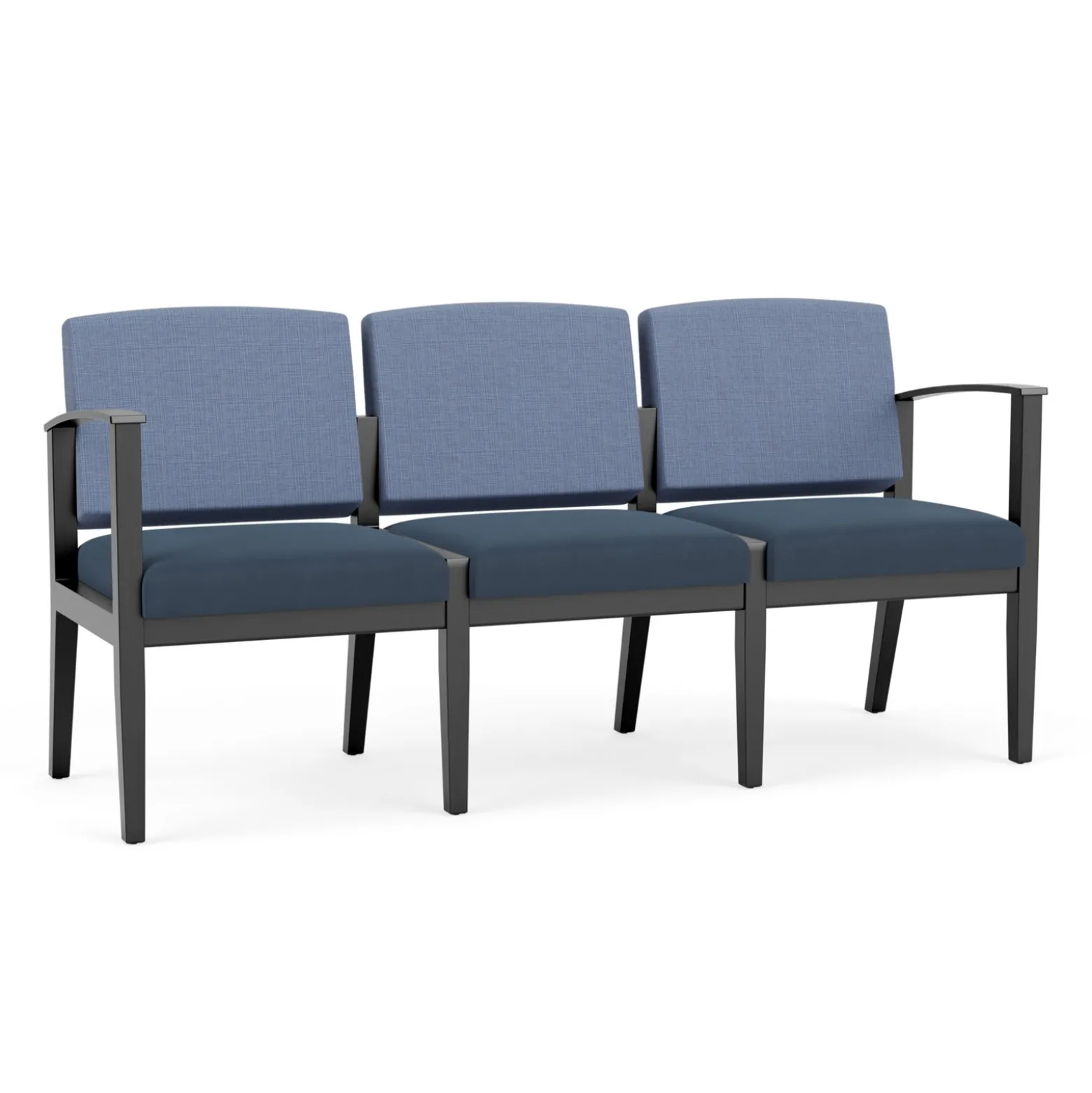 Mason Street Wood 3 Seat Sofa in Premium Upholstery