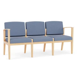Mason Street Wood 3 Seat Sofa in Premium Upholstery
