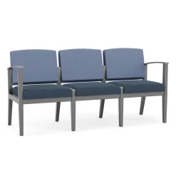 Mason Street Wood 3 Seat Sofa in Premium Upholstery