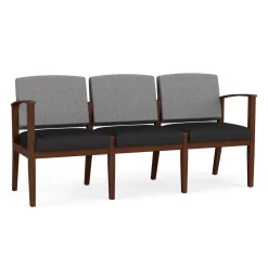 Mason Street Wood 3 Seat Sofa in Premium Upholstery