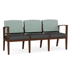 Mason Street Wood 3 Seat Sofa in Premium Upholstery
