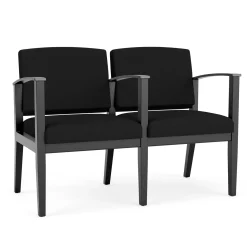 Mason Street Wood 2 Seat Sofa with Center Arm in Standard Upholstery