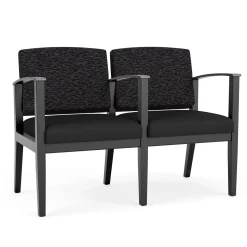 Mason Street Wood 2 Seat Sofa with Center Arm in Standard Upholstery