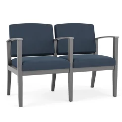 Mason Street Wood 2 Seat Sofa with Center Arm in Standard Upholstery