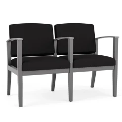 Mason Street Wood 2 Seat Sofa with Center Arm in Standard Upholstery