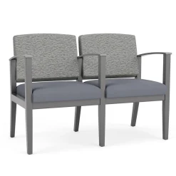 Mason Street Wood 2 Seat Sofa with Center Arm in Standard Upholstery