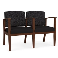 Mason Street Wood 2 Seat Sofa with Center Arm in Standard Upholstery