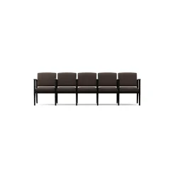 Mason Street Wood 5 Seat Sofa with Center Arms in Standard Upholstery