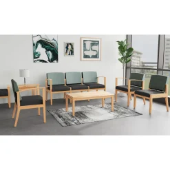 Mason Street Wood 2 Seat Sofa in Standard Upholstery
