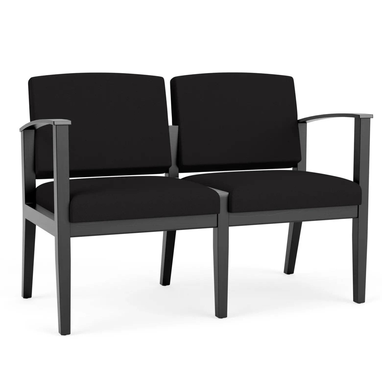 Mason Street Wood 2 Seat Sofa in Standard Upholstery