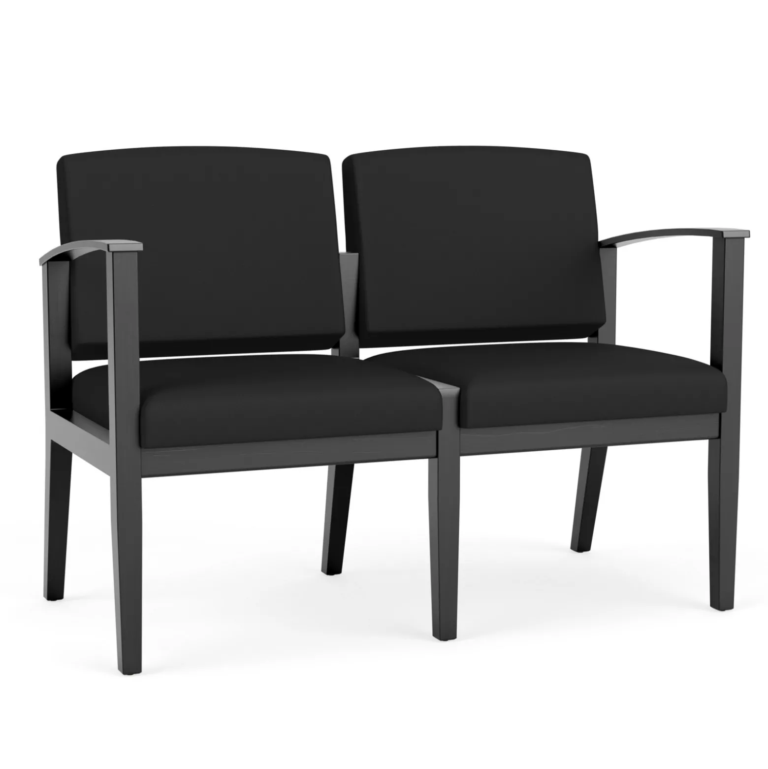 Mason Street Wood 2 Seat Sofa in Standard Upholstery