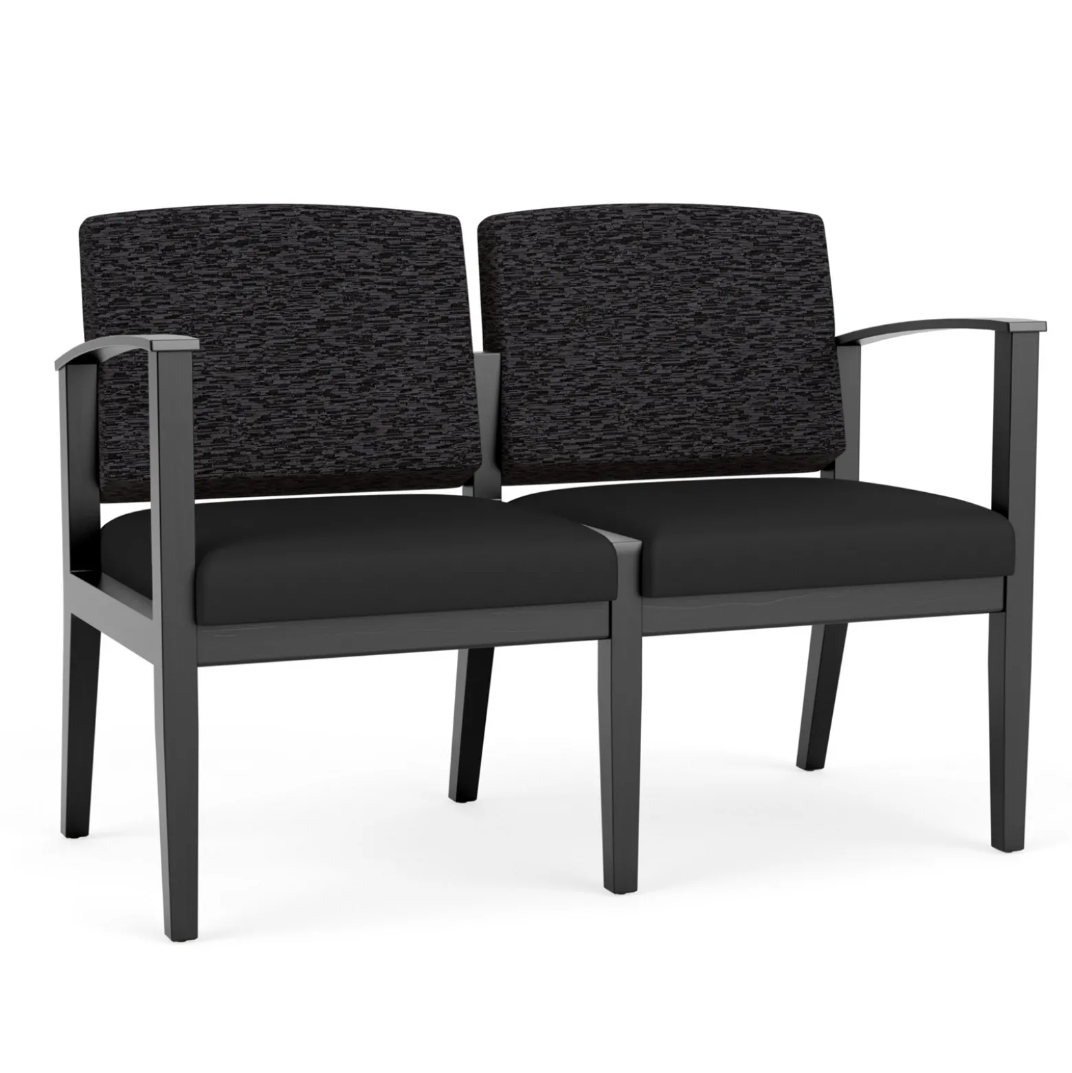 Mason Street Wood 2 Seat Sofa in Standard Upholstery