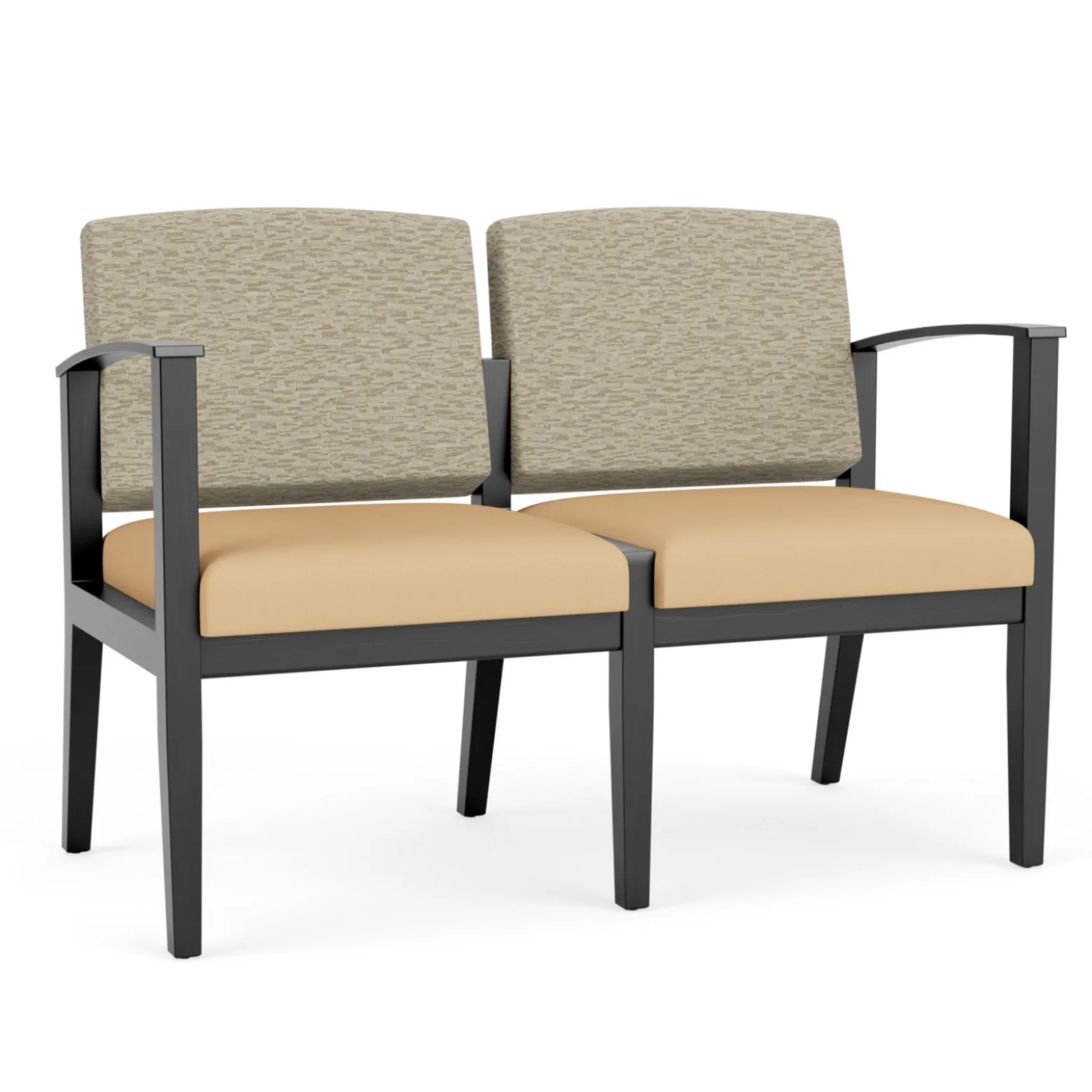 Mason Street Wood 2 Seat Sofa in Standard Upholstery