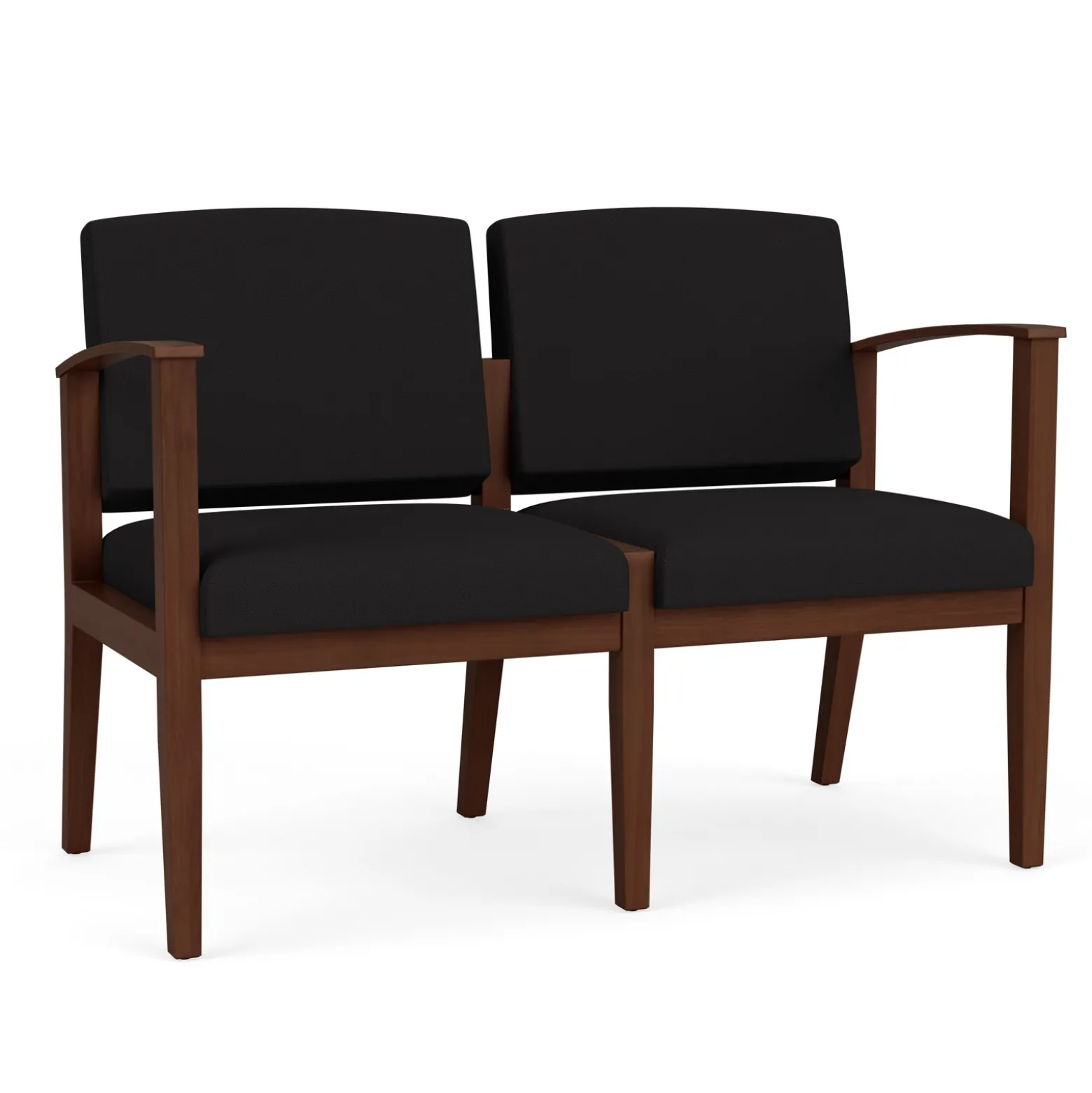 Mason Street Wood 2 Seat Sofa in Standard Upholstery