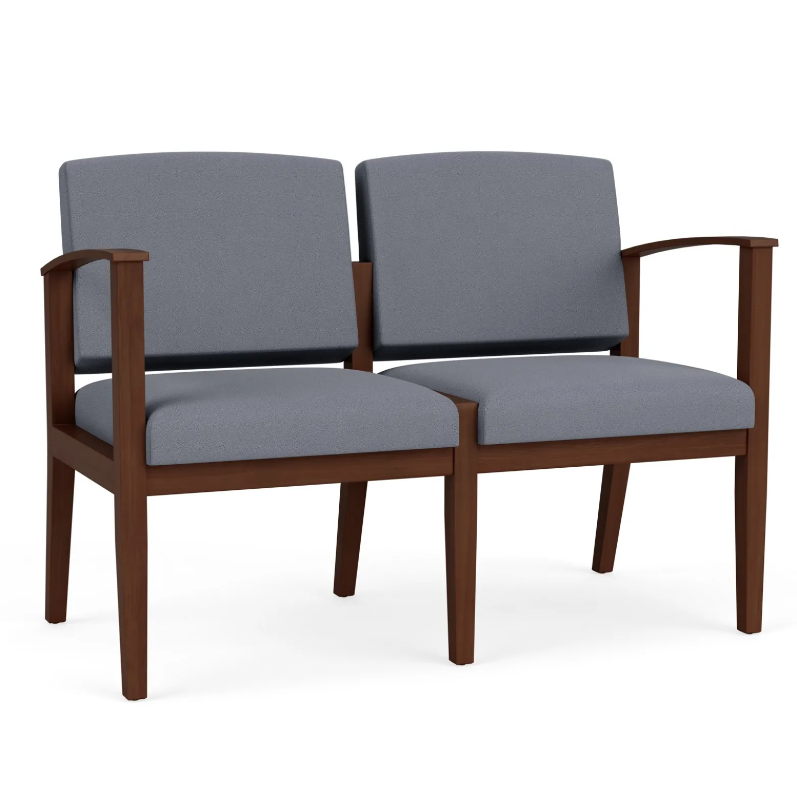 Mason Street Wood 2 Seat Sofa in Standard Upholstery