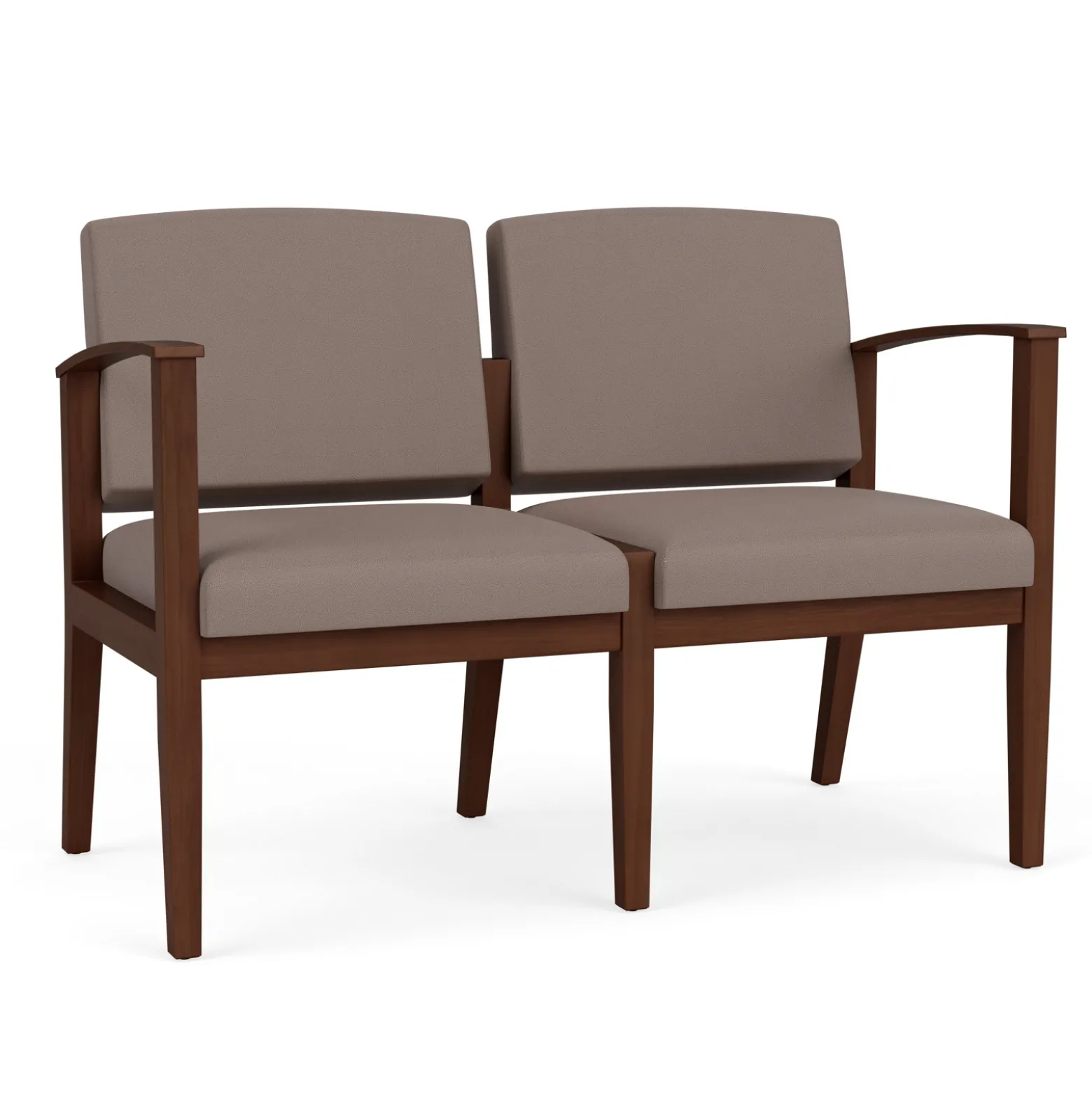 Mason Street Wood 2 Seat Sofa in Standard Upholstery