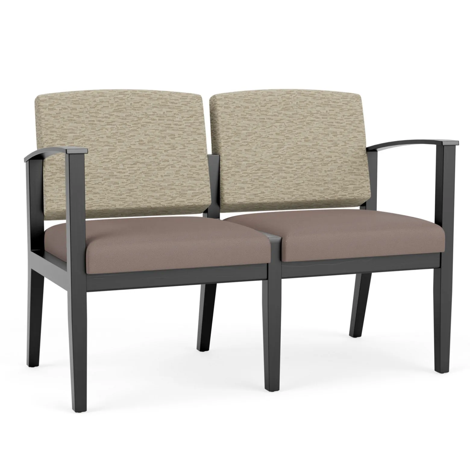 Mason Street Wood 2 Seat Sofa in Standard Upholstery