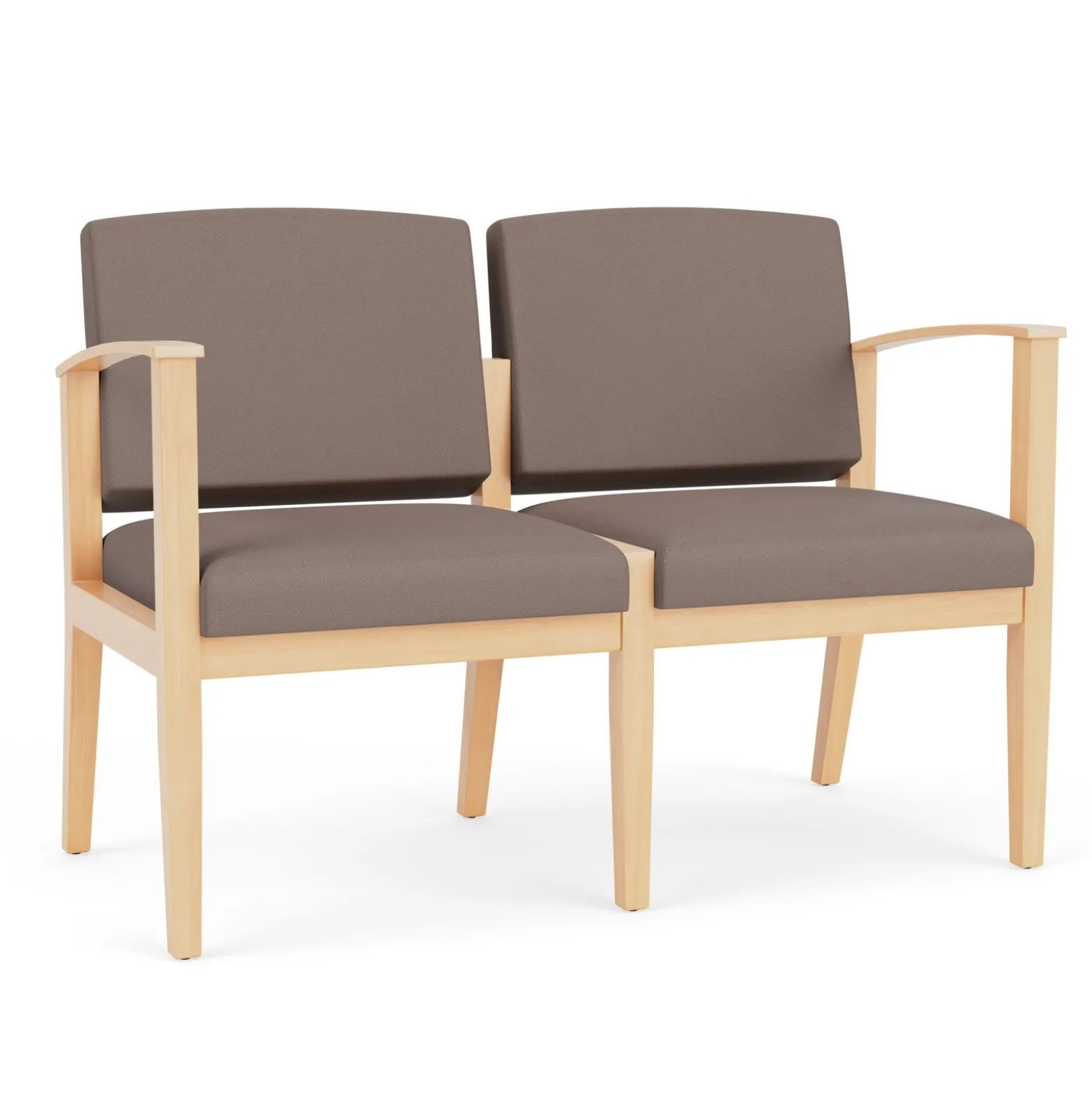 Mason Street Wood 2 Seat Sofa in Standard Upholstery