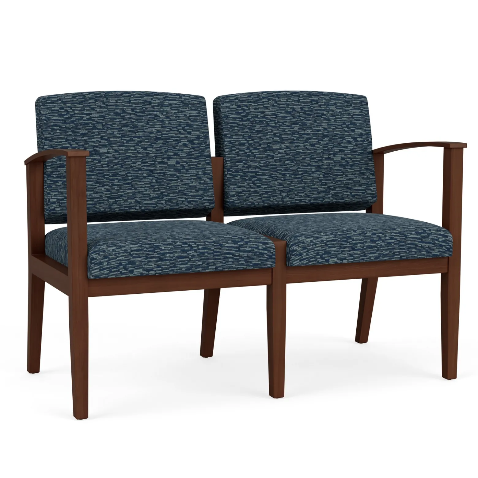 Mason Street Wood 2 Seat Sofa in Standard Upholstery