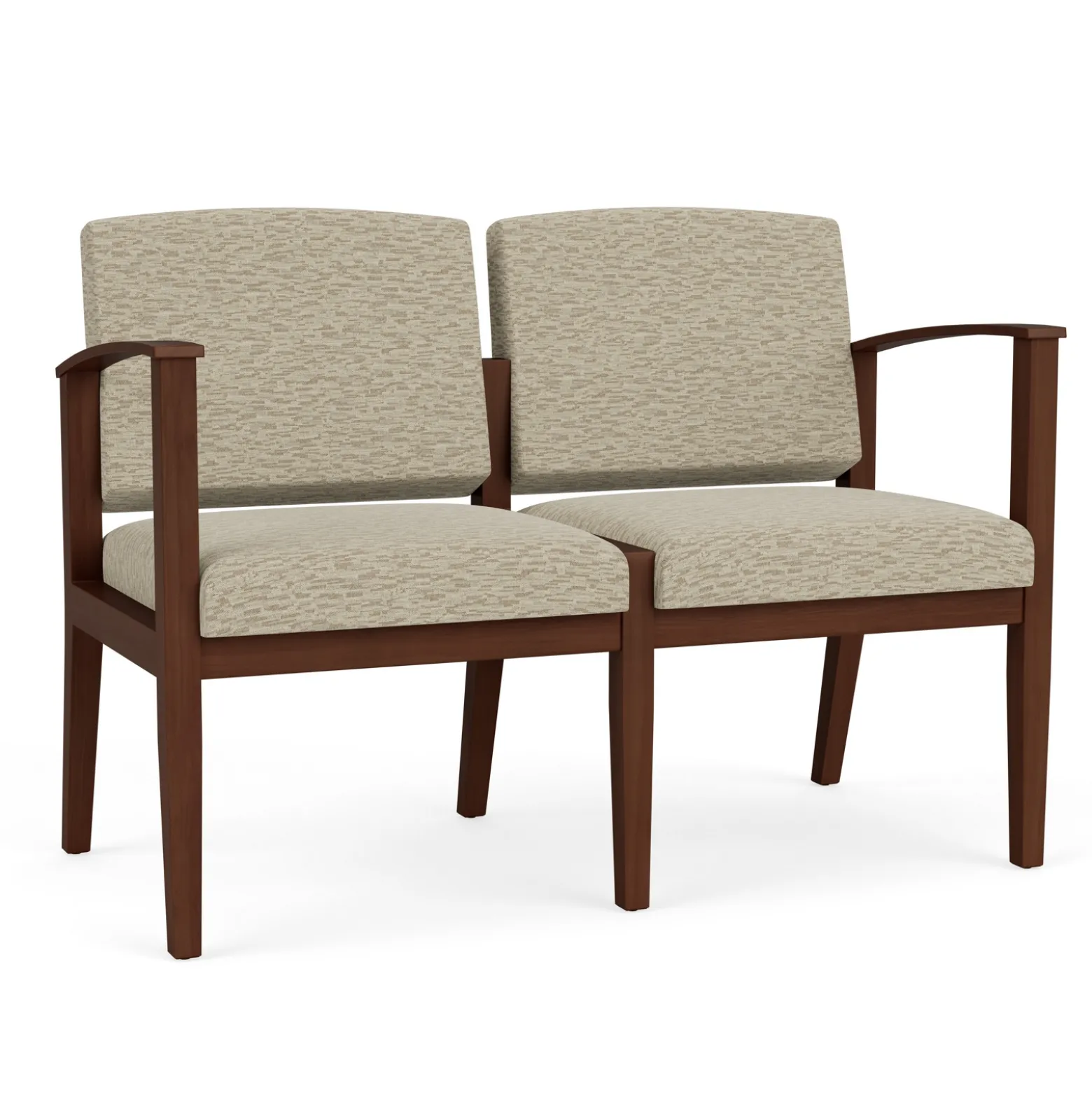 Mason Street Wood 2 Seat Sofa in Standard Upholstery