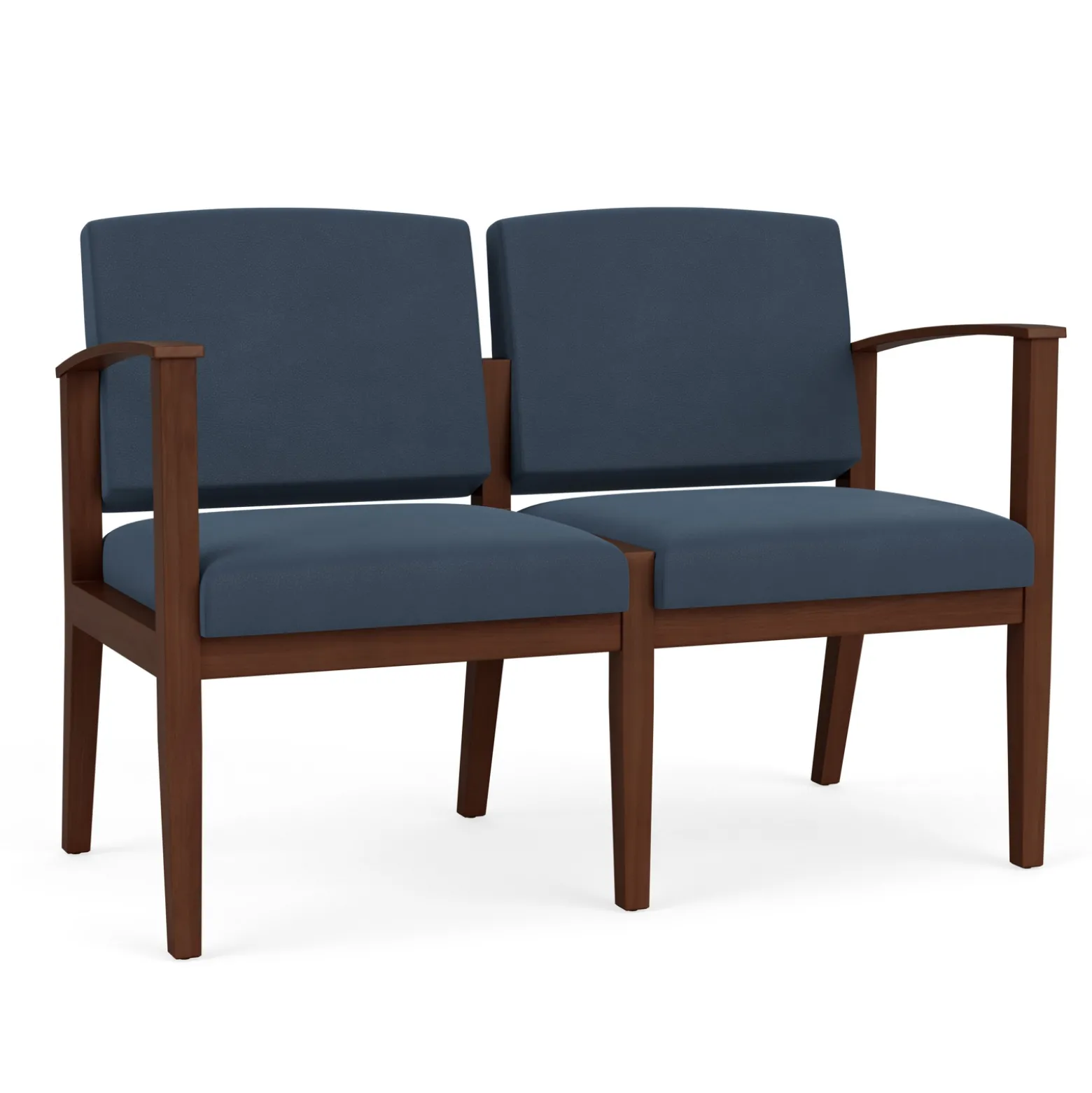 Mason Street Wood 2 Seat Sofa in Standard Upholstery